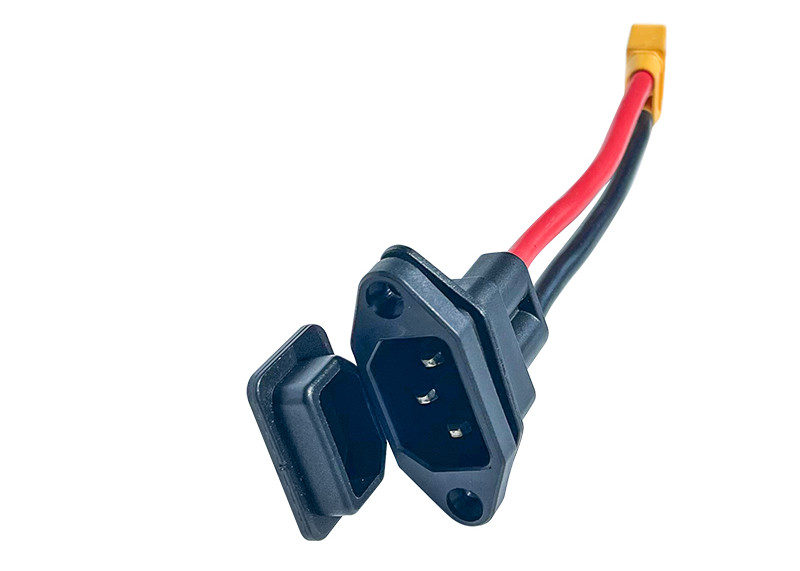 Red And Black Silicone Wire Harness With XT90-M Connector